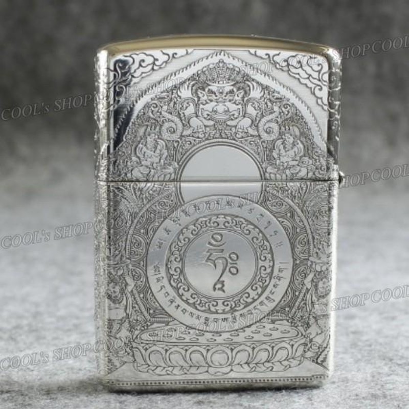 スターリングシルバー ZIPPO カスタム 仏 観音 仏教 - daterightstuff.com