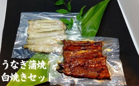 うなぎ蒲焼・白焼きセット2尾（活魚1本200g×2）