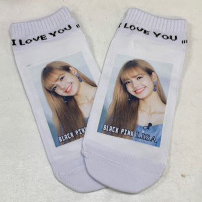 Lisa リサ Blackpink ブラックピンク くつ下 靴下 ソックス 韓流 グッズ Nha154 2 通販 Lineポイント最大5 0 Get Lineショッピング