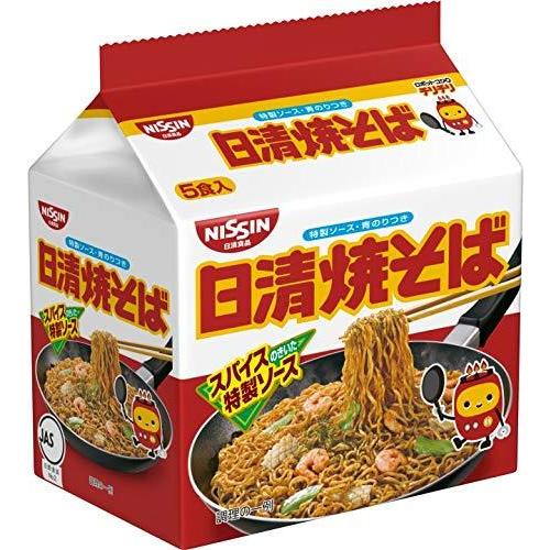 日清食品 焼そば 5食パック 500g×6パック 食品 袋麺 インスタント