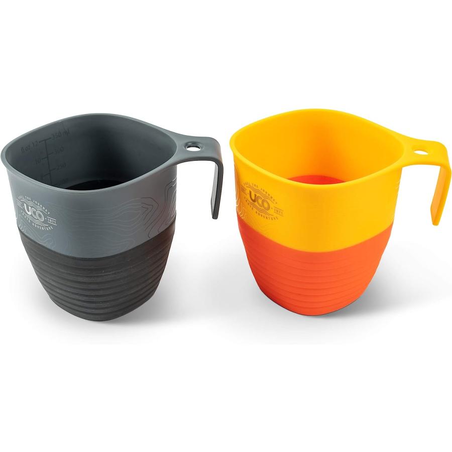 UCO Collapsible Camp Cup for Camping  Backpacking  and Hiking  12 Ounces  Pack　並行輸入品