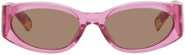 JACQUEMUS SSENSE 独家发售粉色 Les Lunettes Ovalo 太阳镜