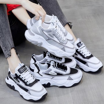 LN 現+預 韓版修身長腿厚底老爹鞋(休閒鞋/老爹鞋/運動鞋)