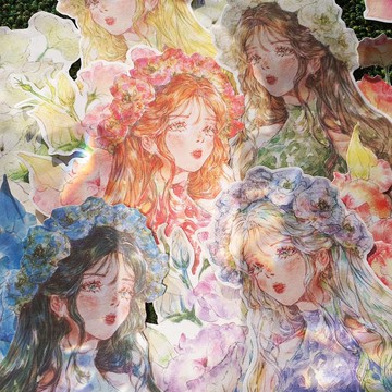 陸蓮花貼紙組