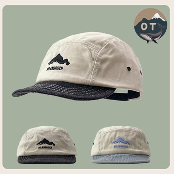 OT SHOP 日系軟檐五片短帽檐老帽牛仔棒球帽 現貨 C2265