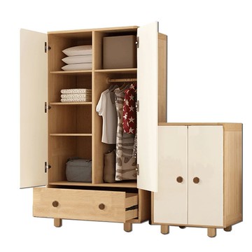 開發票 衣櫃 衣櫥 兒童衣櫃家用女孩收納櫃臥室男孩高櫃子寶寶小衣櫥小型矮櫃迷你窄S053快速出貨