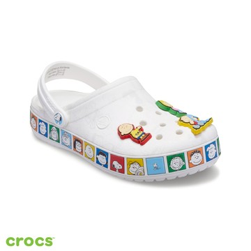 Crocs卡駱馳 (中性鞋) Crocband 卡駱班 史努比Peanuts聯名系列-七彩色-212115-90H