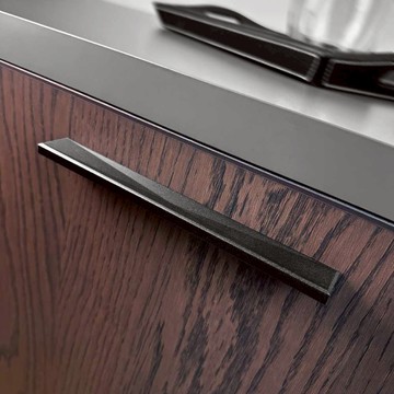 Hafele鋅合金把手Collect 消光黑鎳