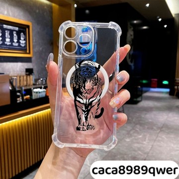 阿昔洛韋四角氣墊超級防摔 磁吸充電i16PROMAX 蘋果iPhone15 14 13 12 11 XR 8P保護殼