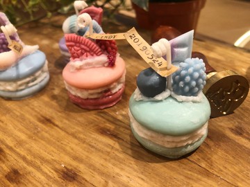 設計馬卡龍蠟燭