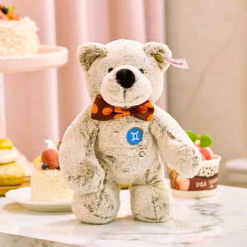 CANDY BEAR 十二星座熊系列 雙子座 Gemini 28cm 磁力雙手雪絨熊