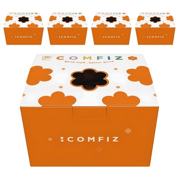 COMFIZ 康菲 兒童3D醫療口罩 3~7歲  5盒  兔兔寶貝 紫色  30片