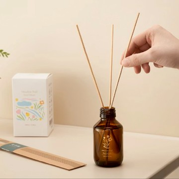 🚀 快速出貨【璞草園】清恬小徑擴香瓶100ml + 擴香竹枝1包｜空間香氛｜居家香氛｜生日禮物｜聖誕禮物｜交換禮物
