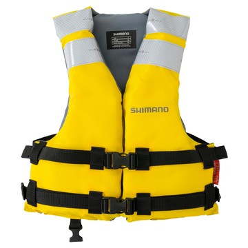 SHIMANO VF-099V 兒童用船釣浮力背心 692702  L  黃色  1件