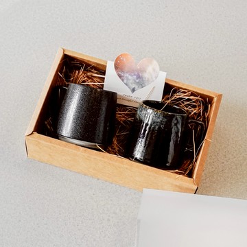 UDlab｜日式陶瓷馬克杯 馬克杯 手工陶瓷 陶瓷咖啡杯 牛奶杯 350ml 情人節 兩色售 CB-H02017