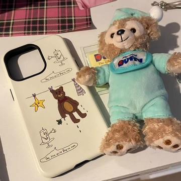 淋雨小熊蘋果16promax手機殼菲林iPhone15二合一14雙層13新款1211