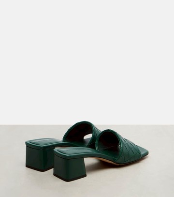 Bottega Veneta Parco Intrecciato leather mules