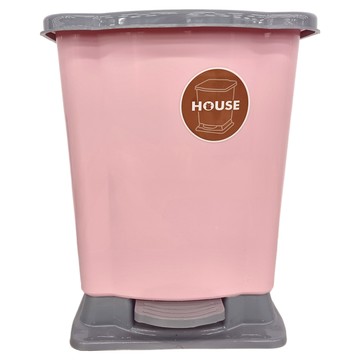 HOUSE 好室喵 好媽媽踏式垃圾桶 7L PP聚丙烯  小(250 x 225 x 295mm)  顏色隨機