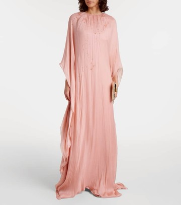 Marmar Halim Embellished silk kaftan
