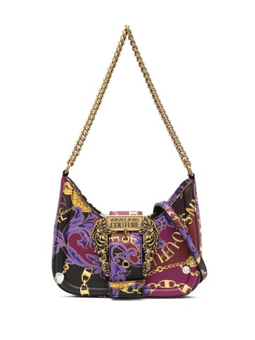 Versace Jeans Couture - Chain Couture faux-leather shoulder bag - women - Polyester/Polyester/Polyurethane Resin - One Size - Red