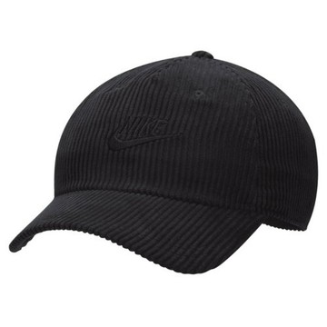 NIKE CLUB CAP 黑色 深海藍 燈芯絨 刺繡小標 可調式金屬扣 老帽HF8919-478 HF8919-010