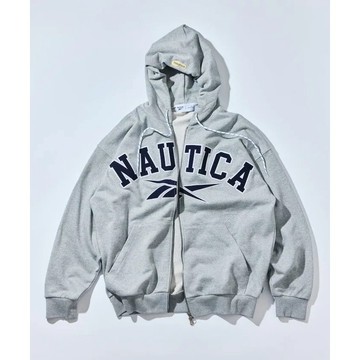 AirRoom 正品現貨 2025AW NAUTICA Reebok Arch Logo 聯名 刺繡 重磅 連帽 外套
