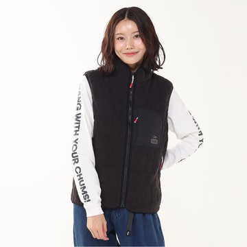 CHUMS Booby Stitch Fleece Vest 男 刷毛背心 黑色 CH041472K001