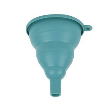 Luigi Ferrero 歐洲 Norsk摺疊矽膠漏斗(湖水綠8.5cm) / 分裝漏斗 可機洗 洗碗機可洗