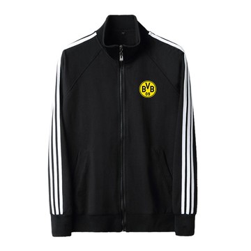 多特蒙德俱樂部德甲聯賽足球運動訓練隊服春秋長袖拉鏈開衫衛衣男