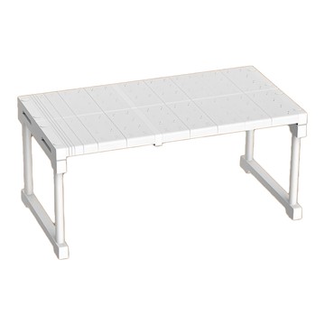 艾米購物 衣櫃收納伸縮隔板 67~88 x 42 x 32cm，可伸縮調整，充分利用空間，輕鬆整理衣物  白色  1個