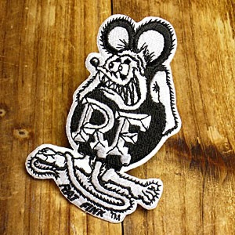 ラットフィンク（RAT FINK） ワッペン サイズM ブラック＿WP-RP011BW-MON 通販 LINEポイント最大1.0%GET |  LINEショッピング