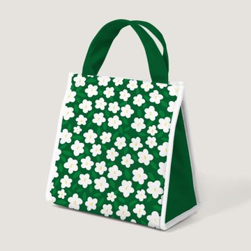 sunshine小眾設計感碎花小清新便當包保溫飯盒袋上班族帶飯媽咪包