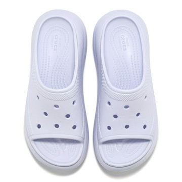 Crocs 洞洞鞋 洞洞鞋 Crush Slide 男鞋 女鞋 夢境藍 經典泡芙厚底 涼拖鞋 拖鞋 卡駱馳 2087315AF