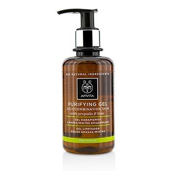 Apivita 艾蜜塔 蜂膠萊姆凝膠 - 油性/混合性肌膚 Purifying Gel With Propolis & Lime 200ml/6.8oz-卸妝/洗面乳