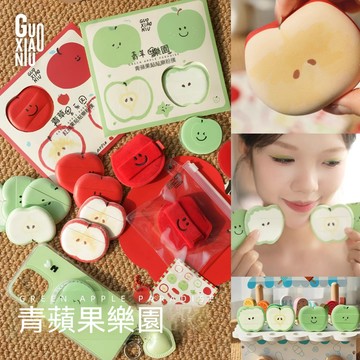 ✨台灣現貨✨  郭小妞 Guoxiaoniu 蘋果棉花糖粉撲貼貼樂氣墊替換撲粉底液專用化妝美妝蛋小紅書推薦【官方正品】