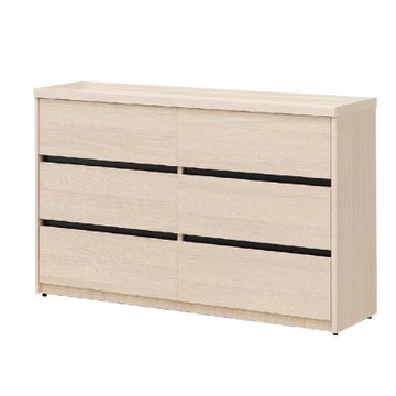 文創集 夏亞4尺六抽斗櫃-121x41x81cm免組