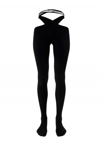 Wolford - Wolford X Mugler Leggings - Womens - Black