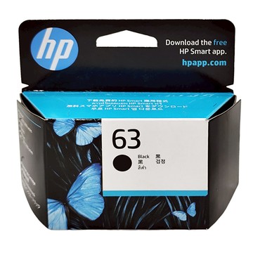 hp 惠普 原廠墨水 63 F6U62AA  黑色  1盒