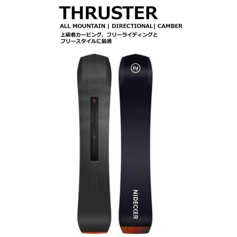 22-23 NIDECKER THRUSTER  159cmカービング