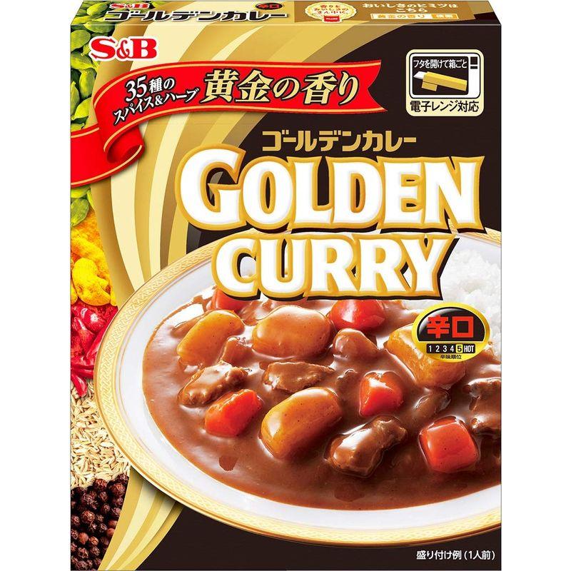 SB ゴールデンカレーレトルト辛口 200g×5箱