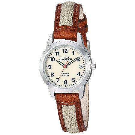 Timex Women s Expedition TW4B11900 Silver Leather Analog