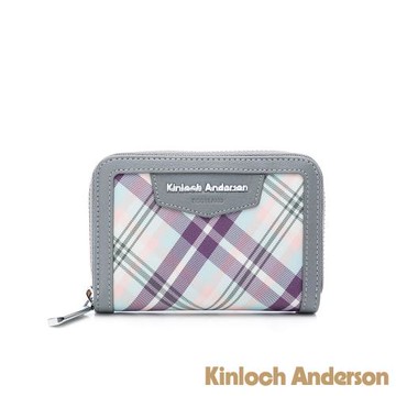 【金安德森】Marian 拉鍊零錢包-典雅灰