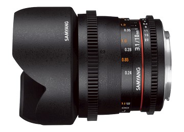 Samyang 10mm T3.1 VDSLR Sony E II (保固二個月)