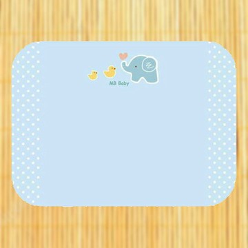 MB BABY萌寶寶 天然乳膠(附內裡)塑型枕-藍色【悅兒園婦幼生活館】