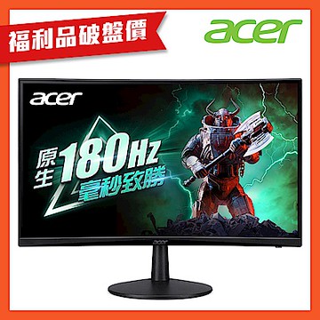 (福利品)Acer 宏碁 ED240Q S3 24型曲面螢幕 AMD FreeSyn Premium