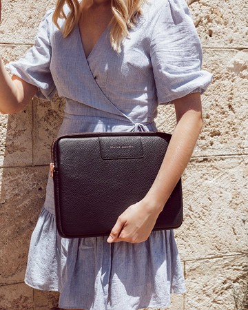 BEFORE I LEAVE 13吋筆電套_黑、粉、駝、灰