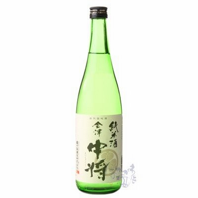会津中将 純米酒 720ml 日本酒 鶴乃江酒造 福島県