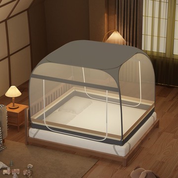 蚊帳 折疊蚊帳 懞古包蚊帳 雙人蚊帳 單人牀蚊帳 宿捨蚊帳 免安裝 蚊帳新款懞古包免安裝家用1.5M雙人床1.8m宿捨單