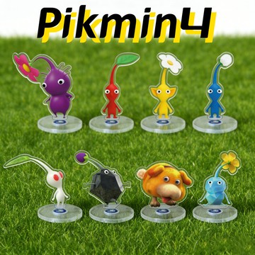 台灣發貨✨免運 Pikmin4皮克敏 立牌 遊戲公仔 擺件 任天堂 卡通可愛 遊戲周邊 皮克敏周邊
