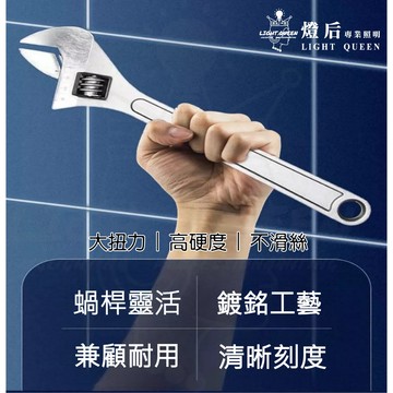 [DIY手工具]8吋板手 10吋板手 12吋板手 活動板手 萬能衛浴板手 開口板手 手工具